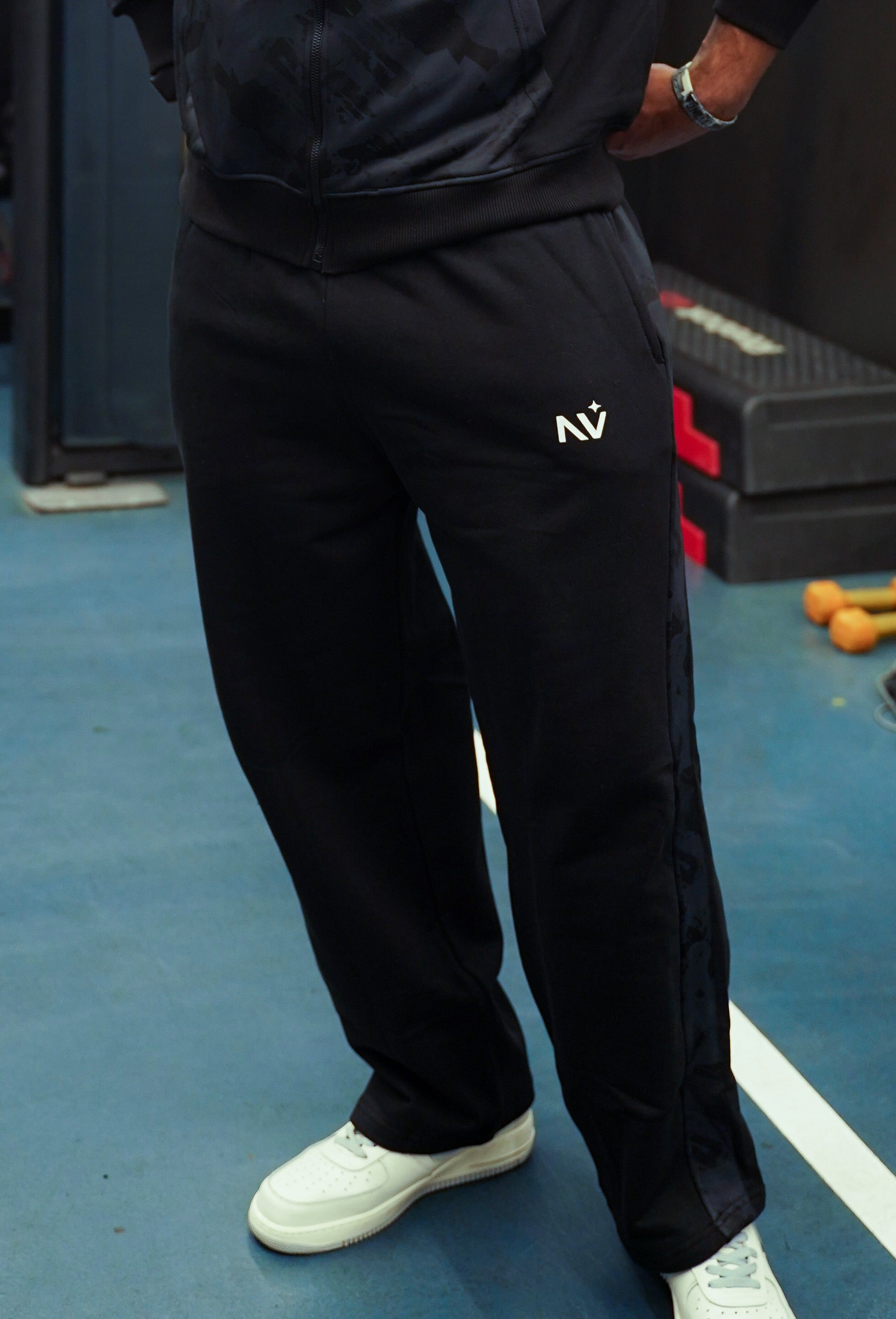 NVRST Black Sweatpants