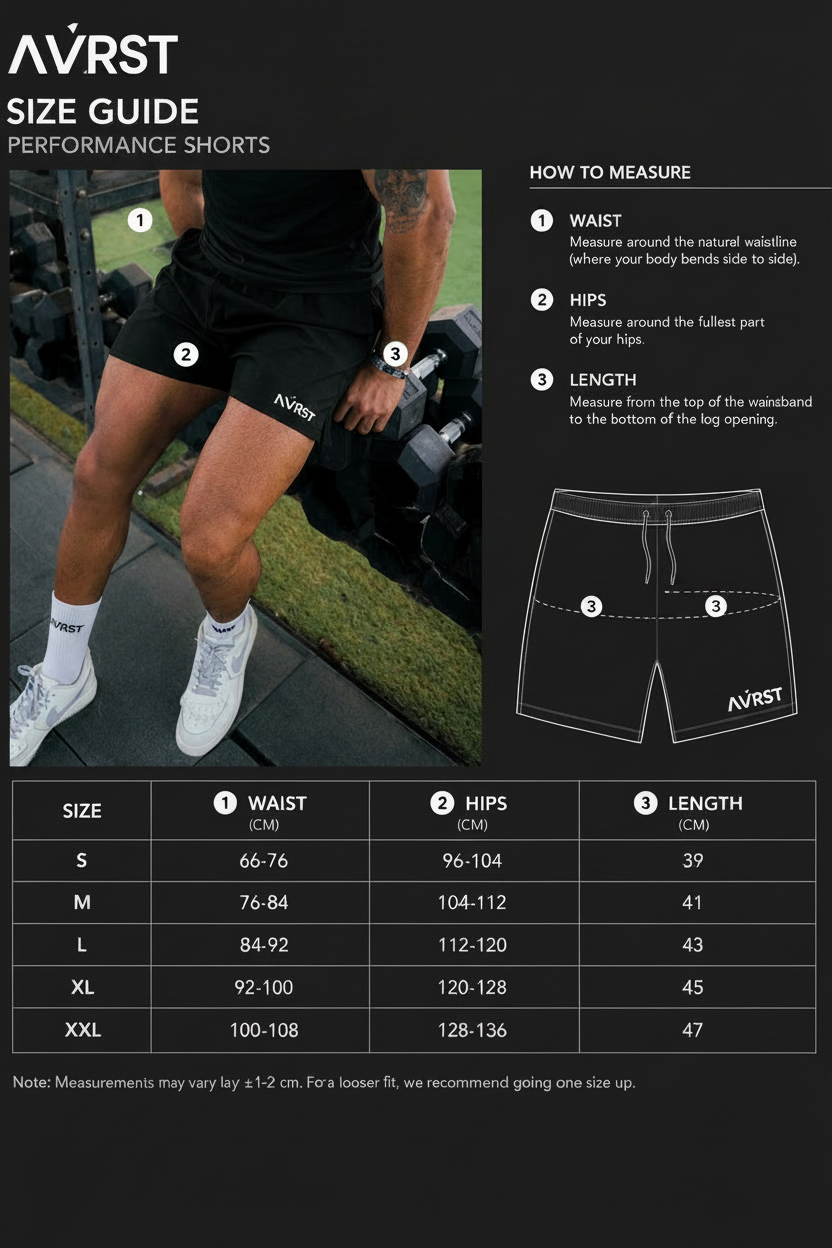 NVRST BLACK SHORT 2x1