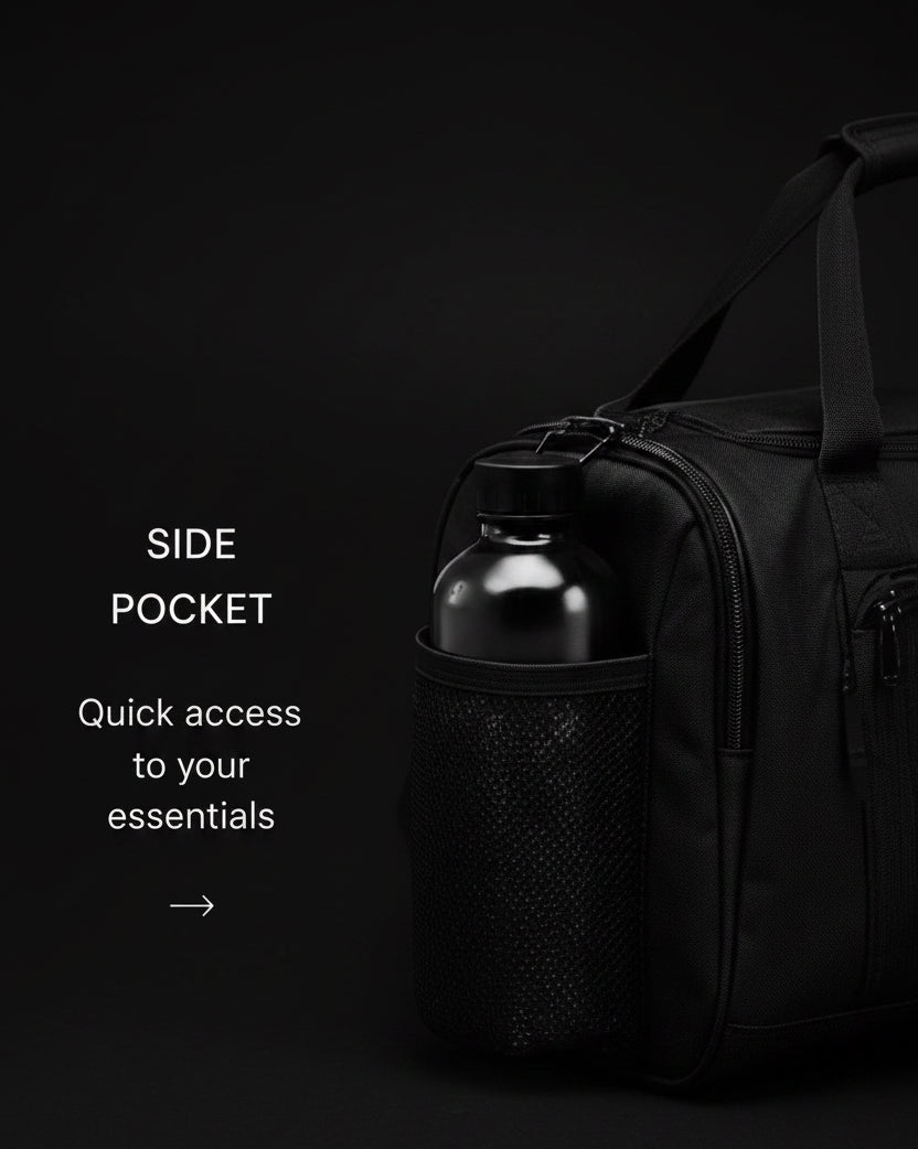 NVRST Apex Duffel Bag Black