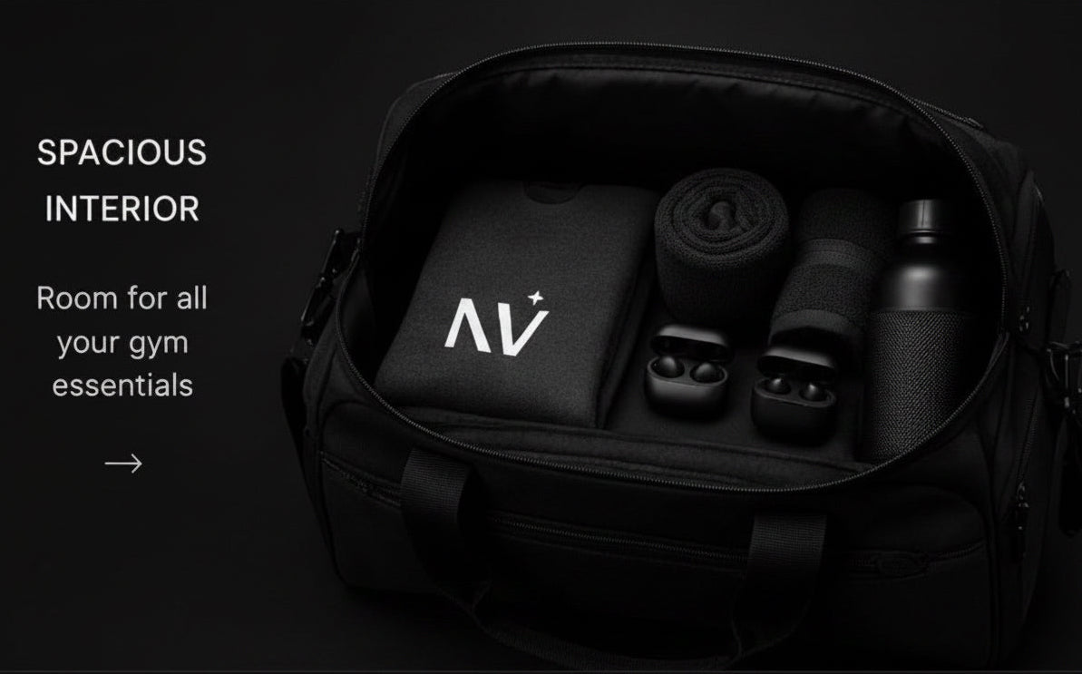 NVRST Apex Duffel Bag Black