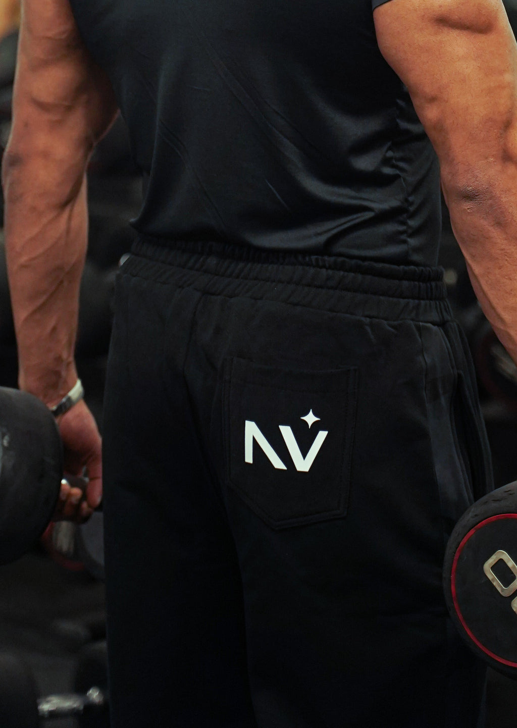 NVRST Black Sweatpants