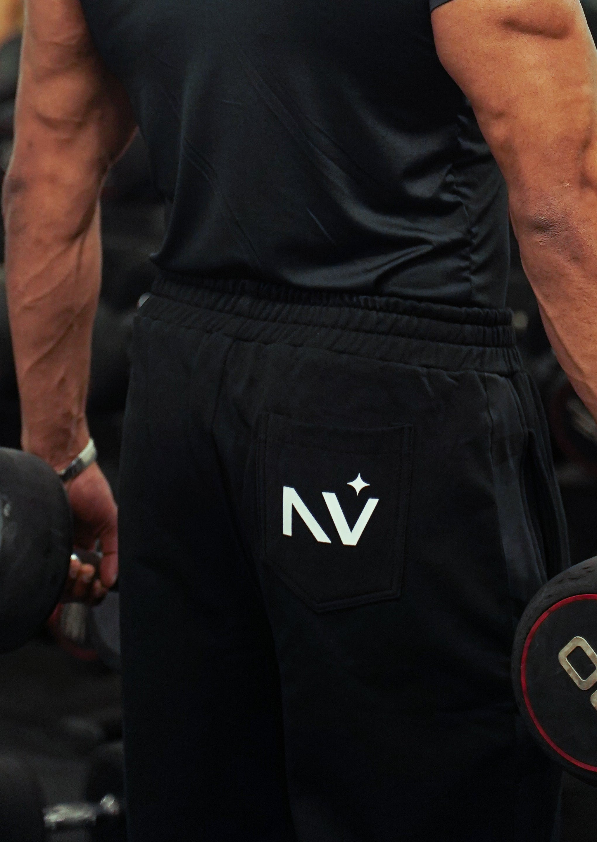 NVRST Black Sweatpants