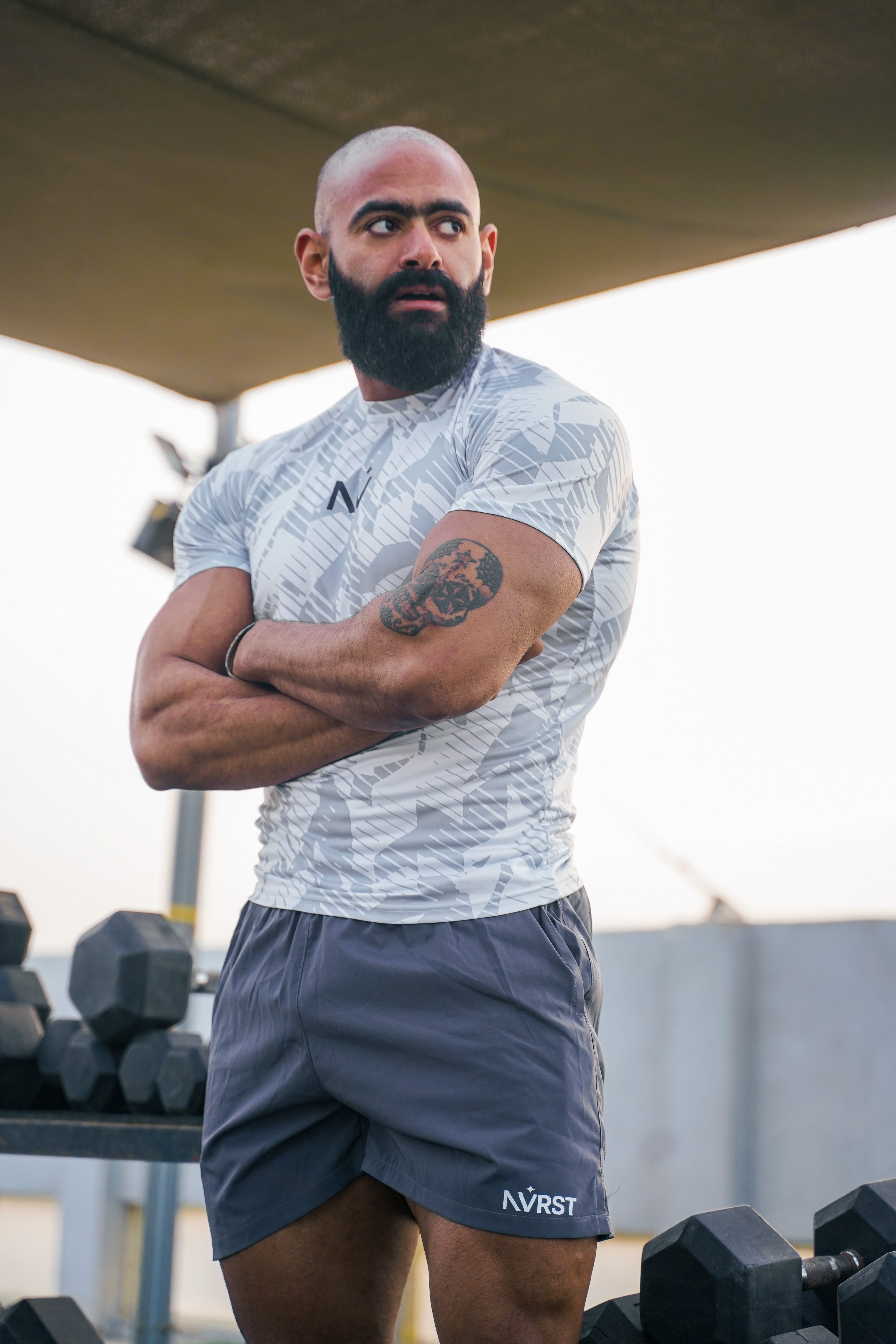 NVRST GREY SHORT