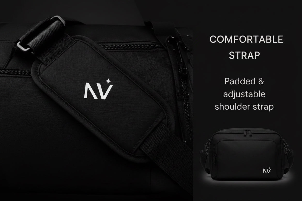 NVRST Apex Duffel Bag Black