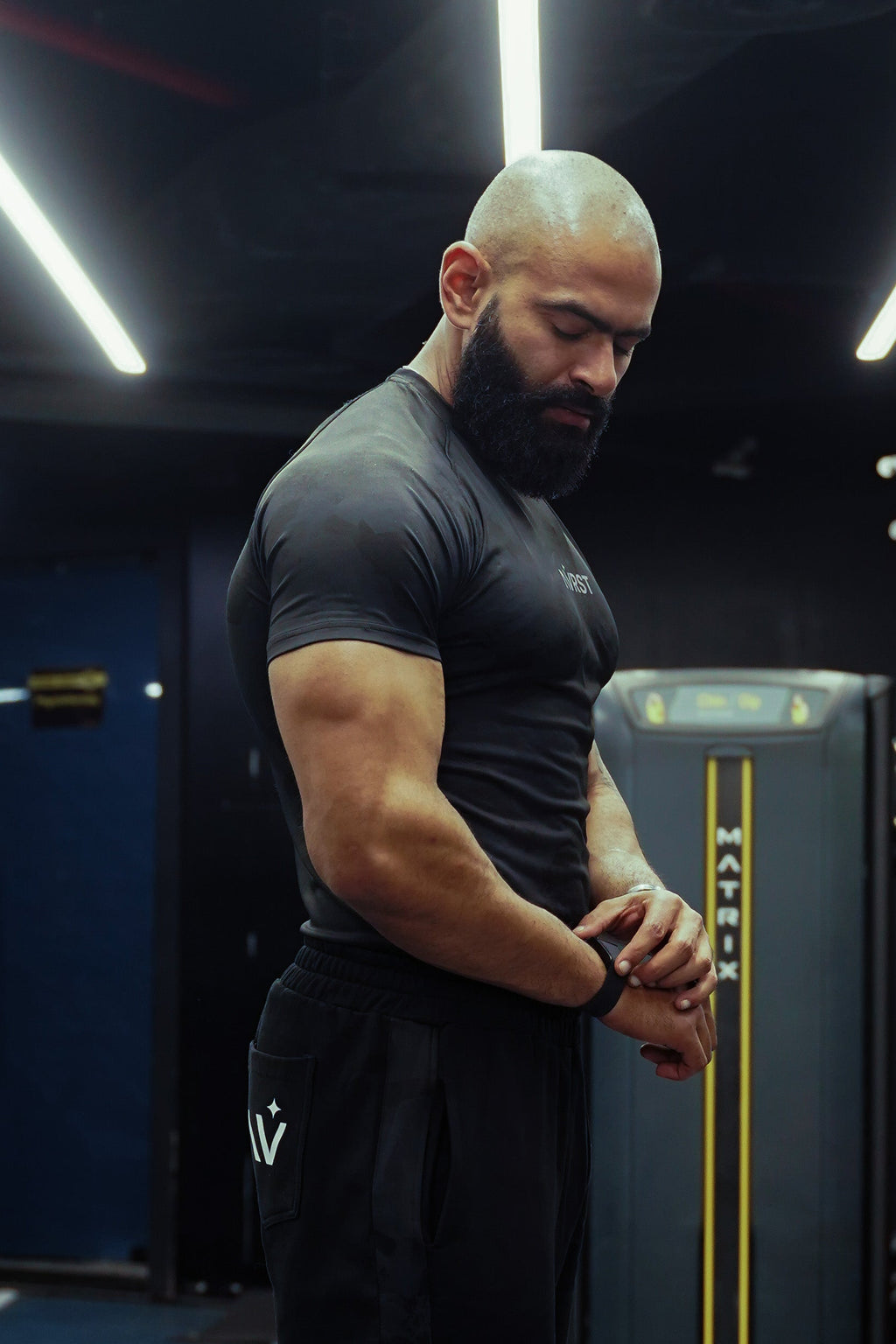 NVRST Black Compression T-shirt