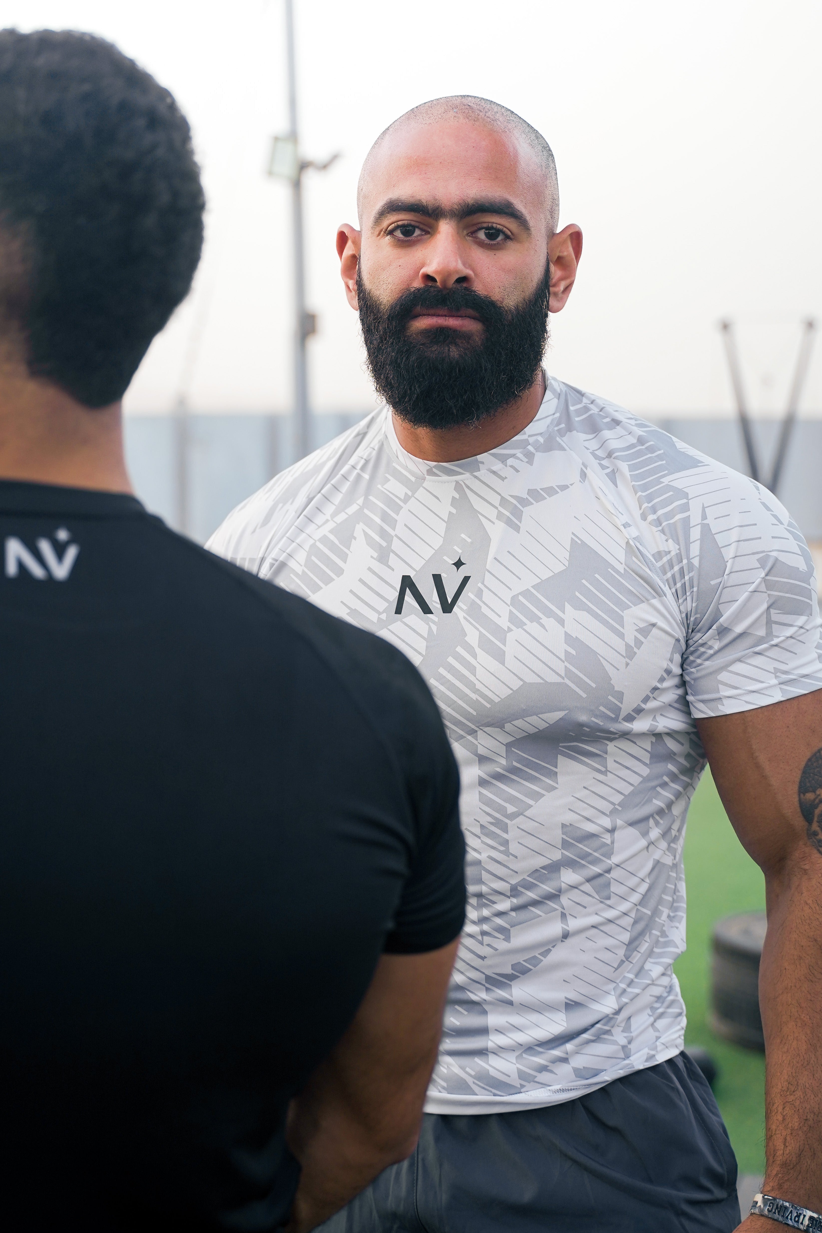 NVRST White Camo Compression T-Shirt