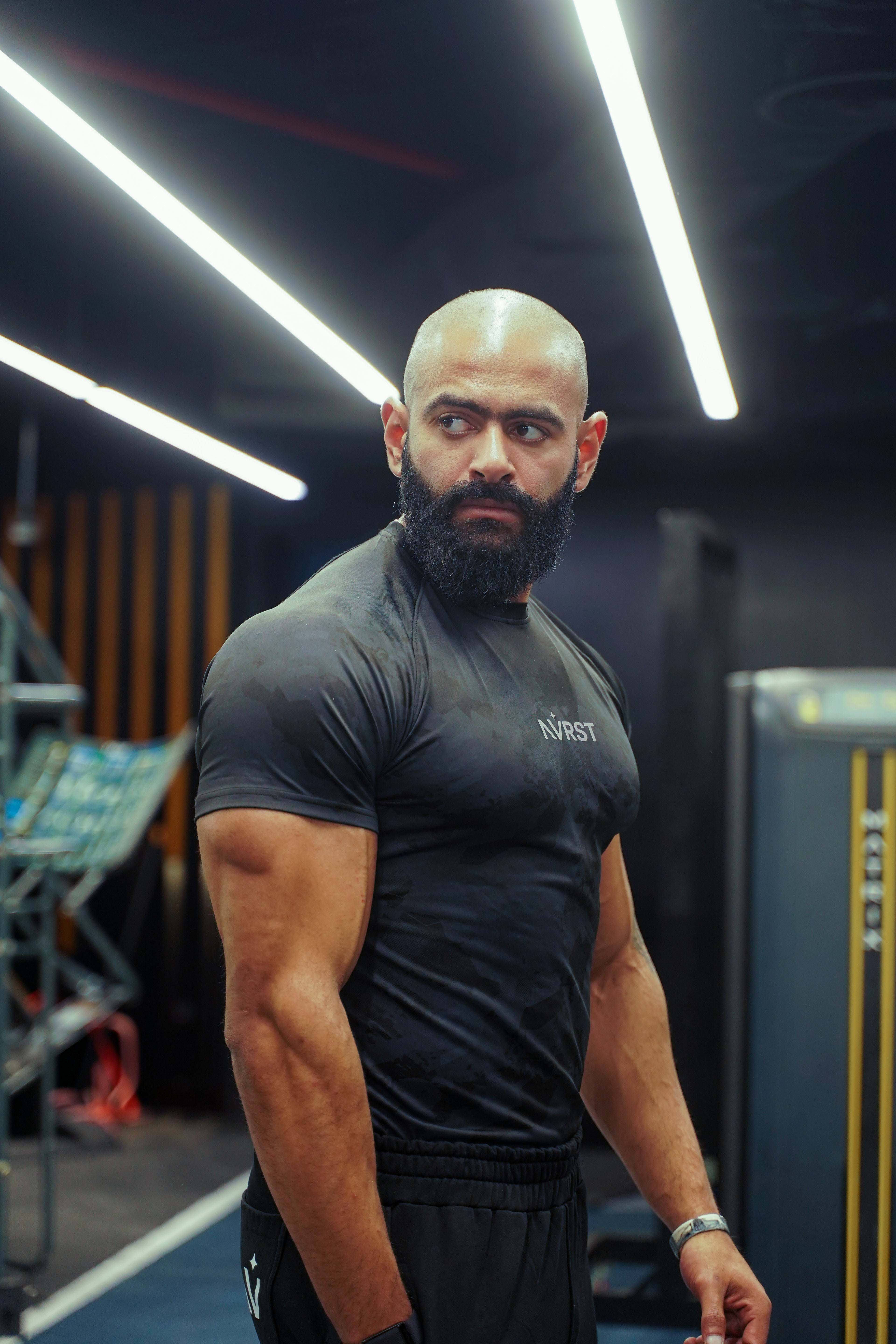 NVRST Black Compression T-shirt