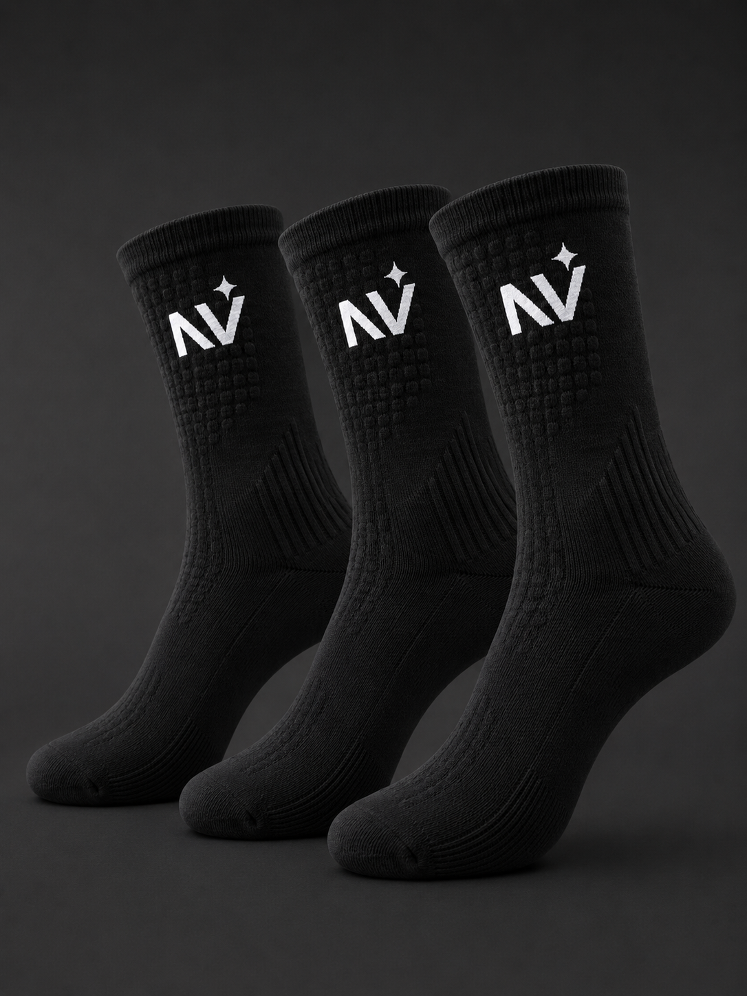 NVRST Performance Sport Socks Black